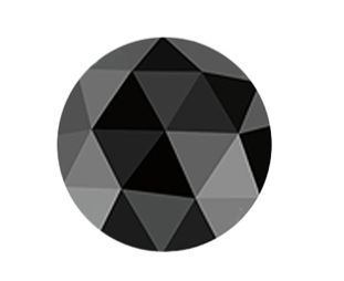 Black rose-cut diamond from Instagem.net/TBR. International Inc.
